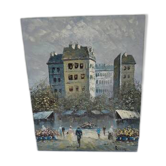 Oil on canvas: Louis Anthony Burnett