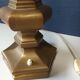 Brass lamp foot