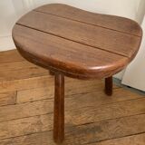 Brutalist tripode tabouret