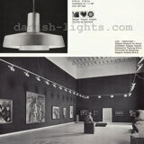Pendant light "Top II" by Eva and Nils Koppel for Lyfa. Denmark 1970s