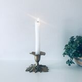 Brass holly bougeoir