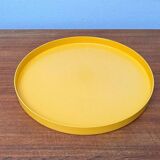 Yellow Melamine Plateau, Space Era, Mid-Century Swedish, 1960s