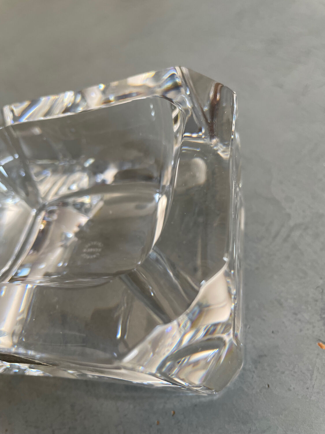 Sevres crystal ashtray