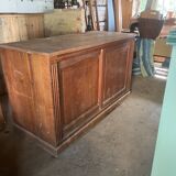 Low sideboard with sliding doors