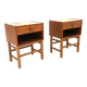 Set de 2 tables de chevet en teck, Suède, 1960