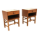 Set de 2 tables de chevet en teck, Suède, 1960