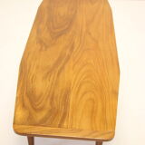 Teak coffee table with magazine rack