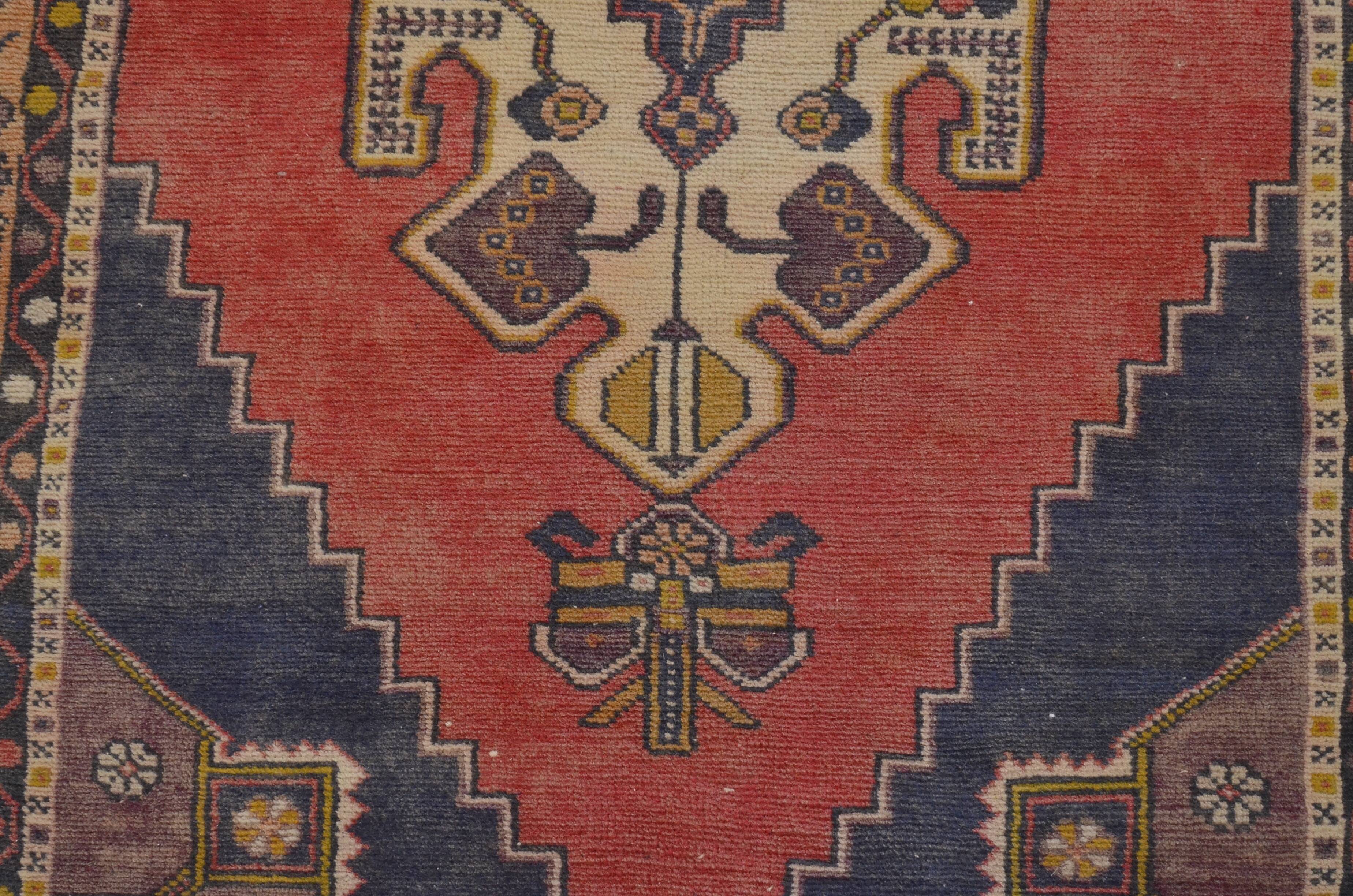 Turkish Vintage Oushak Rug sku a7