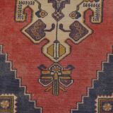 Turkish Vintage Oushak Rug sku a7