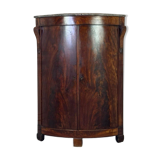 Louis-Philippe Corner Cabinet in Mahogany, 19th Century