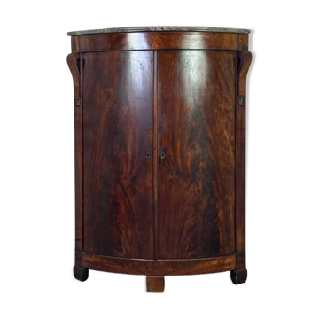 Louis-Philippe Corner Cabinet in Mahogany, 19th Century