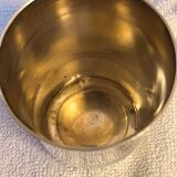 Solid silver cup with circular motif