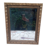 Magnifique miroir doré vintage ancien