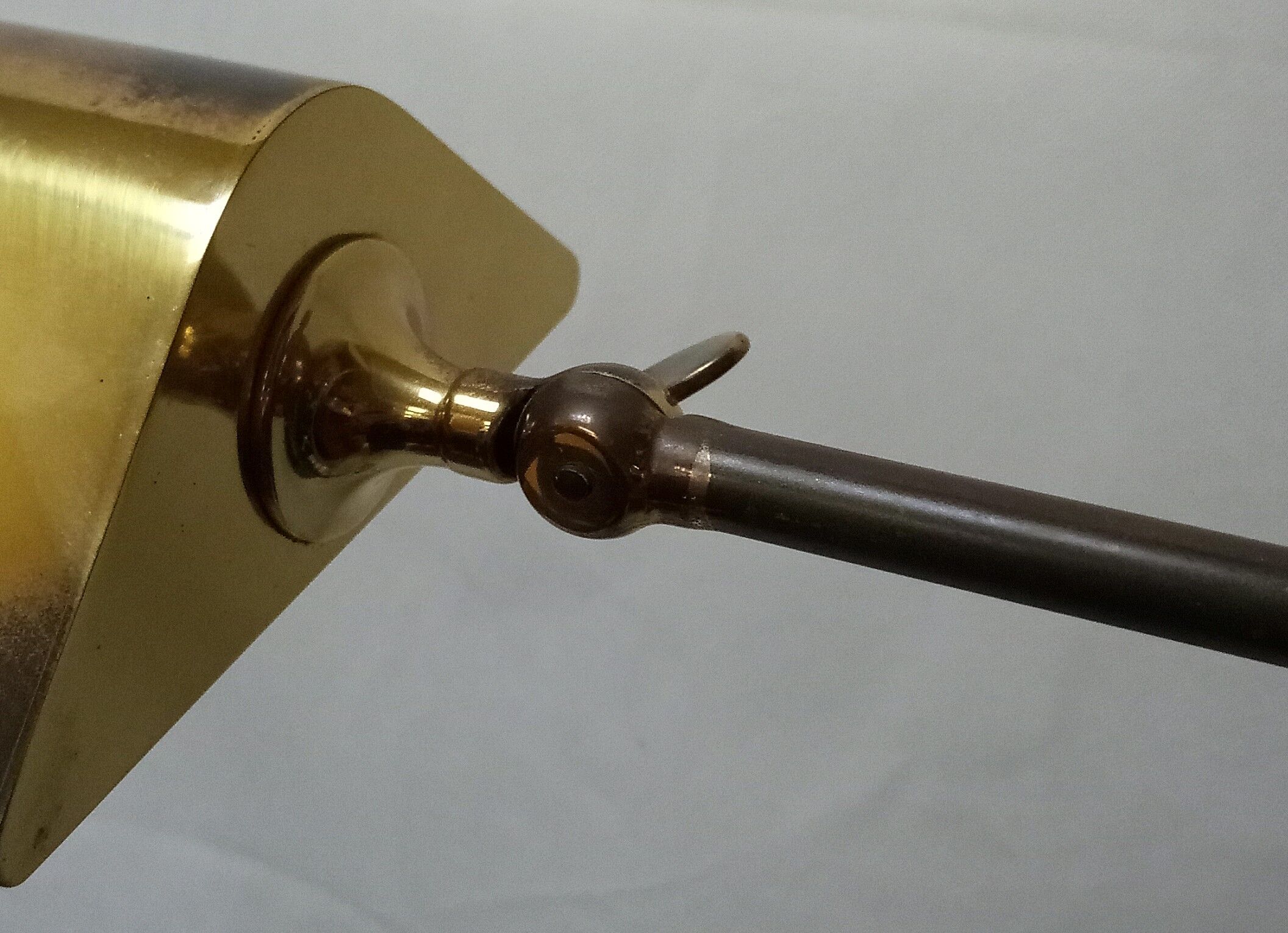 adjustable brass floor lamp by Florian Schulz for Interline, germany 70s