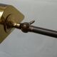 adjustable brass floor lamp by Florian Schulz for Interline, germany 70s