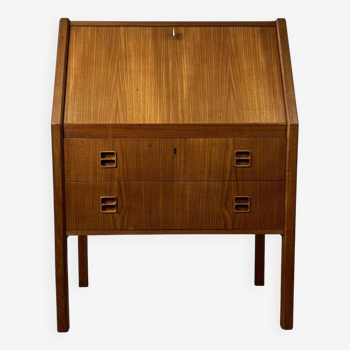 Vintage Scandinavian secretary desk in teak, 1960s