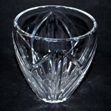Baccarat vase art déco en cristal taillé fleurs 1933 modèle f3055