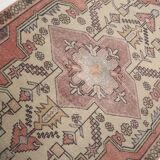 Tapis oriental persan vintage terracotta