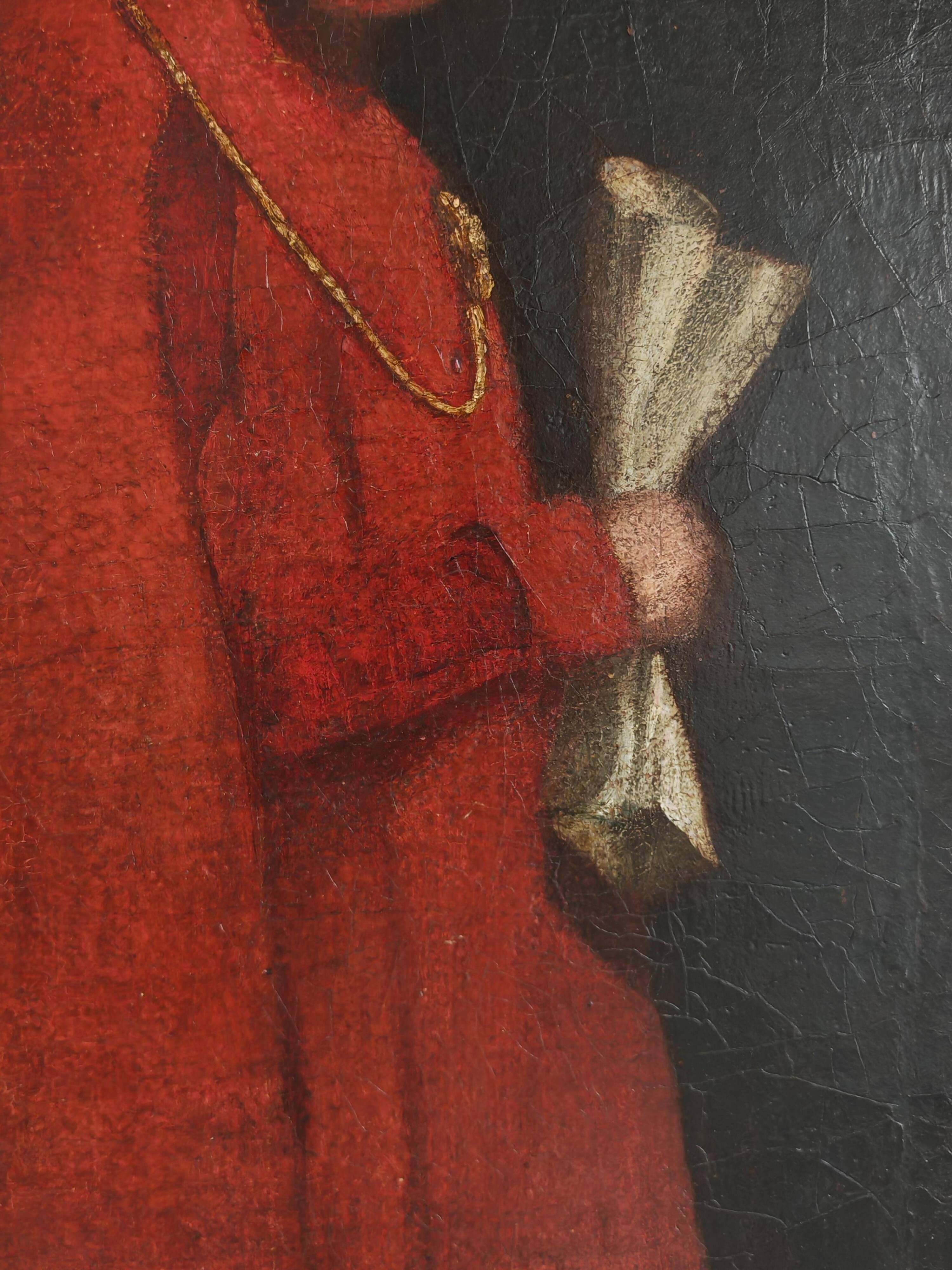 "The Cardinal", oil on canvas by Nicolo Barbino, 19th century.