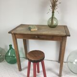 Carved wooden stool