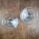 Set of 2 vintage ice cream bowls CODEC with relief fruit design – Moulded glass