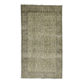 Turkish Anatolian Handmade Vintage Area Rug 210 cm x 105 cm