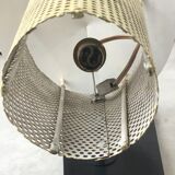 Wall lamp in rigitulle or perforated sheet with conical reflector - 1950