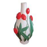 Vase tulipes vintage hollandais