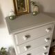 Renovated old wooden chest of drawers