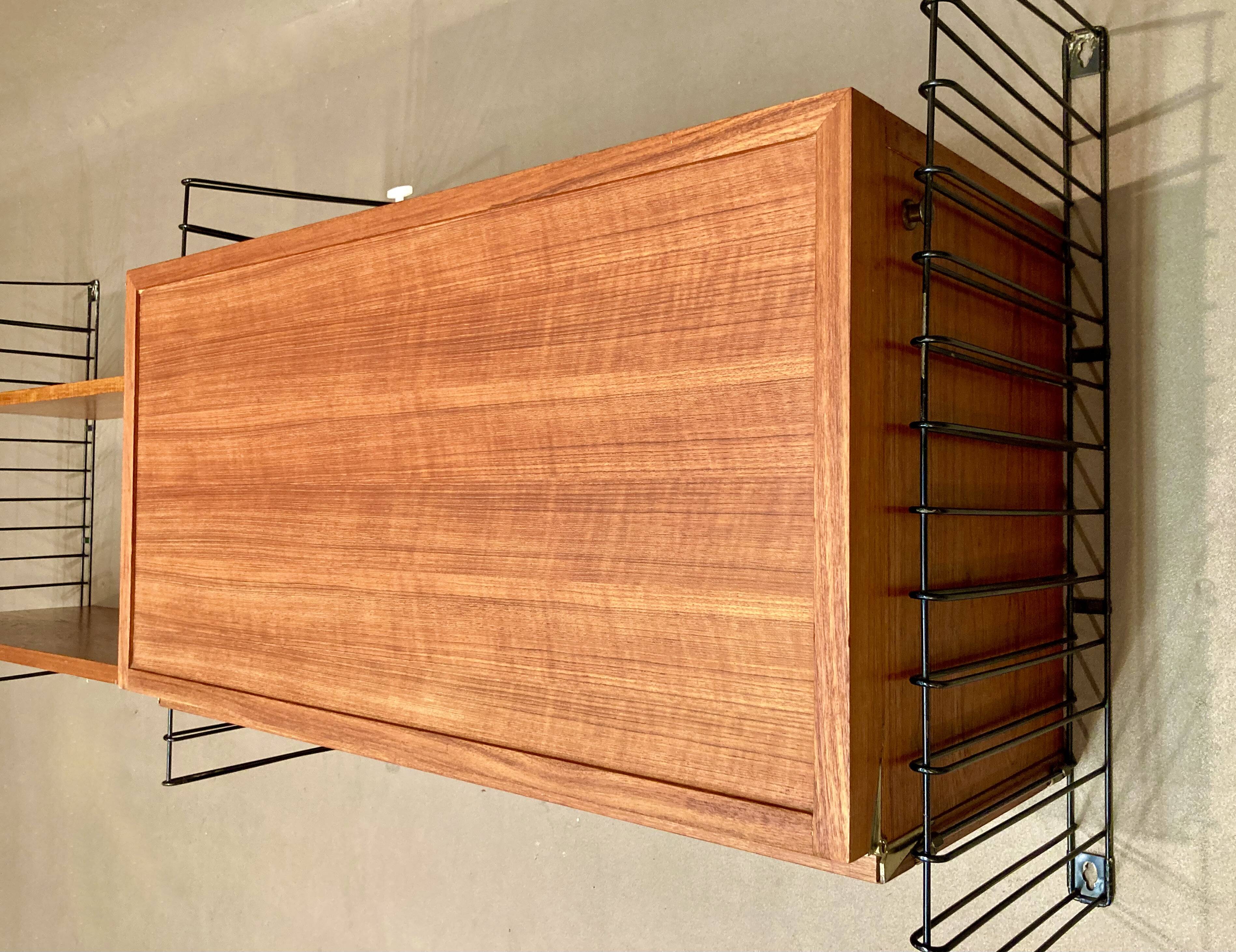 Modular shelf, Scandinavian design, 1950s.