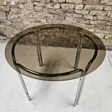 Round table and 4 chairs set, 1970