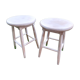 Pair of wooden stools