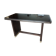 Coffee table with black glass top / 40s-50s