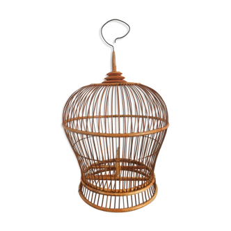wooden bird cage