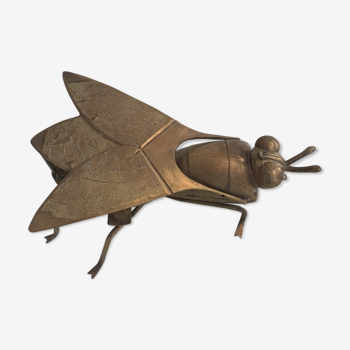 Brass fly ashtray 1970