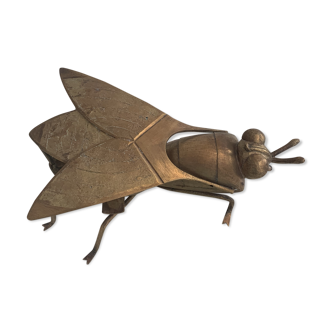 Brass fly ashtray 1970
