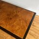 Table basse en loupe d’orme années 70