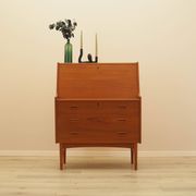 Teak secretary, Danish design, 1960s, Arne Wahl Iversen, Vinde Møbelfabrik