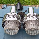 Pair of Raak wall lights, 1970s