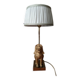 Thai Singha lion foo dog bedside lamp