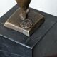 Contemporary sculpture on a marble base