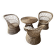 Rattan garden furniture / winter garden / 4 pieces