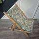 children's deck chair jungle lion fabric