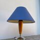 Scandinavian lamp in wood and metal