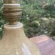 Ceramic bedside lamp signed