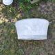 Old oval zinc basin