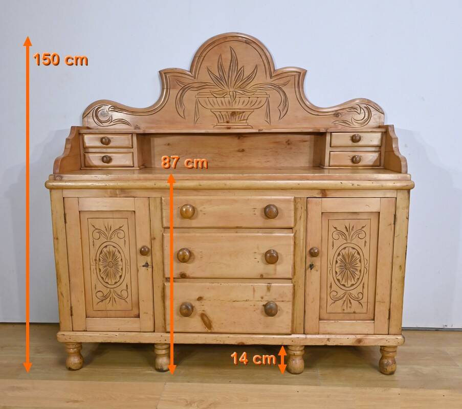 Pine Sideboard, Wales - 1920s