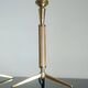 Paire de lampes en bois et laiton 1960s