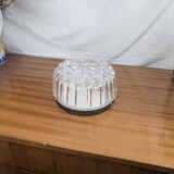 Applique ou Plafonnier Moderniste en Verre Tressé Vintage Années 60s