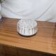 Vintage 60s Woven Glass Modernist Wall or Ceiling Light